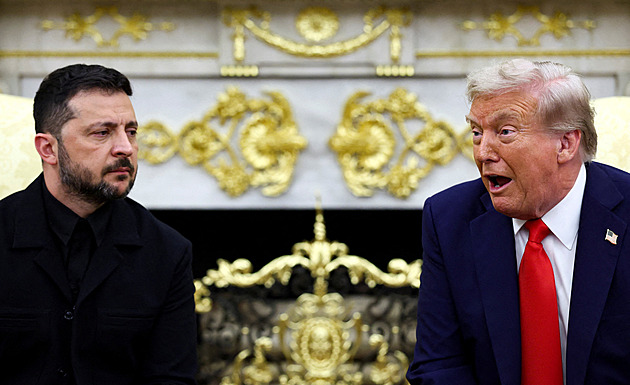 Trump a Zelenskyj jednají v Bílém domě. Mluví se o Putinovi, příměří i zárukách