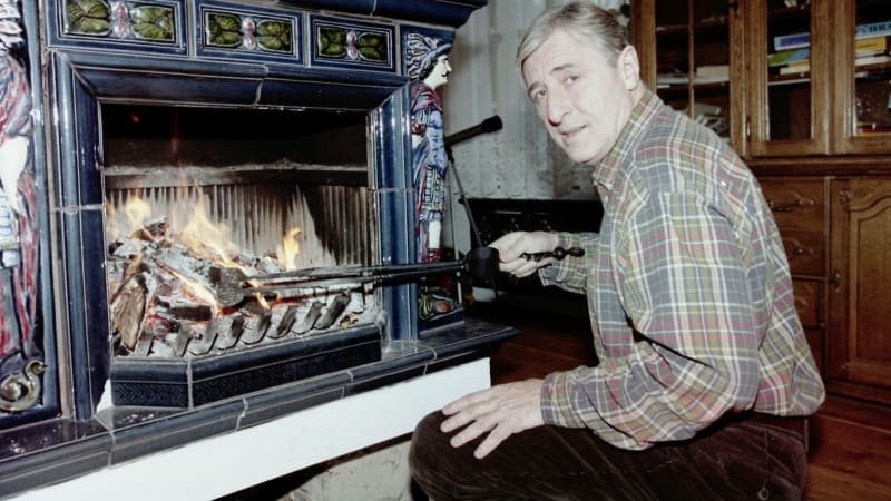 Krb i sauna. Karel Heřmánek měl luxusní chalupu na Semilsku. Nejraději tam trávil Vánoce