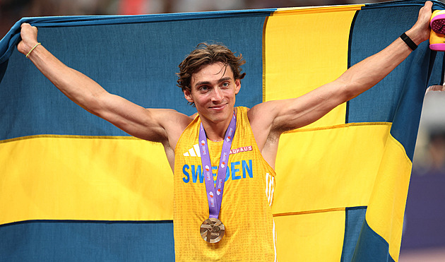 Tyčkař Duplantis a překážkářka Bolová jsou potřetí nejlepšími atlety Evropy