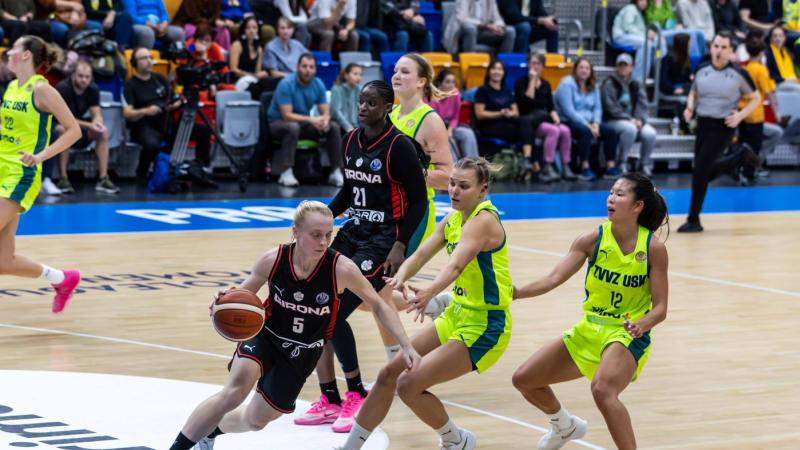 Basketbalistky USK Praha podlehly v Evropské lize hráčkám Girony. Končí třetí ve skupině