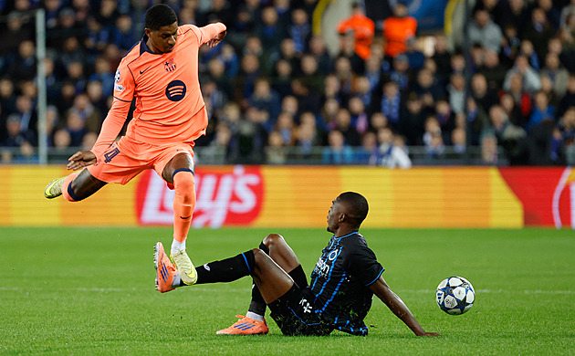 ONLINE: Barcelona potřetí prohrává v Bruggách, City vedou nad Dortmundem