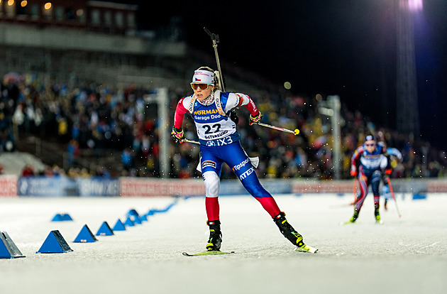 Biatlon ONLINE: Voborníková trefila všechny terče, Charvátová jednou minula