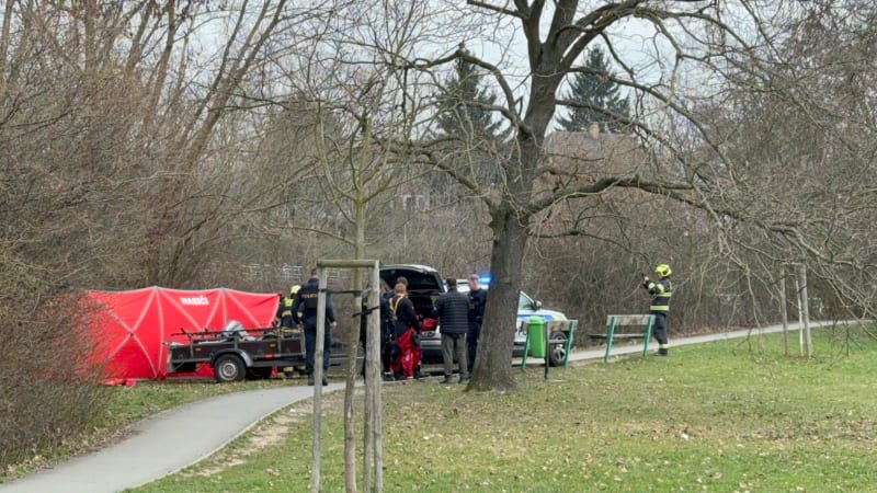 Nález mrtvého těla v Kyjském rybníce v Praze: Na místě zasahují policisté